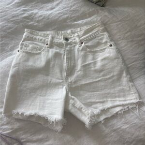 H&M White Jean Shorts for Women